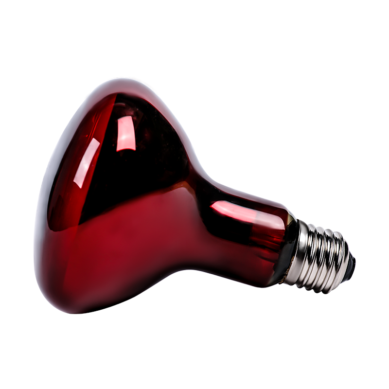 R95 physical therapy lamp rubby red natural glass soft glass